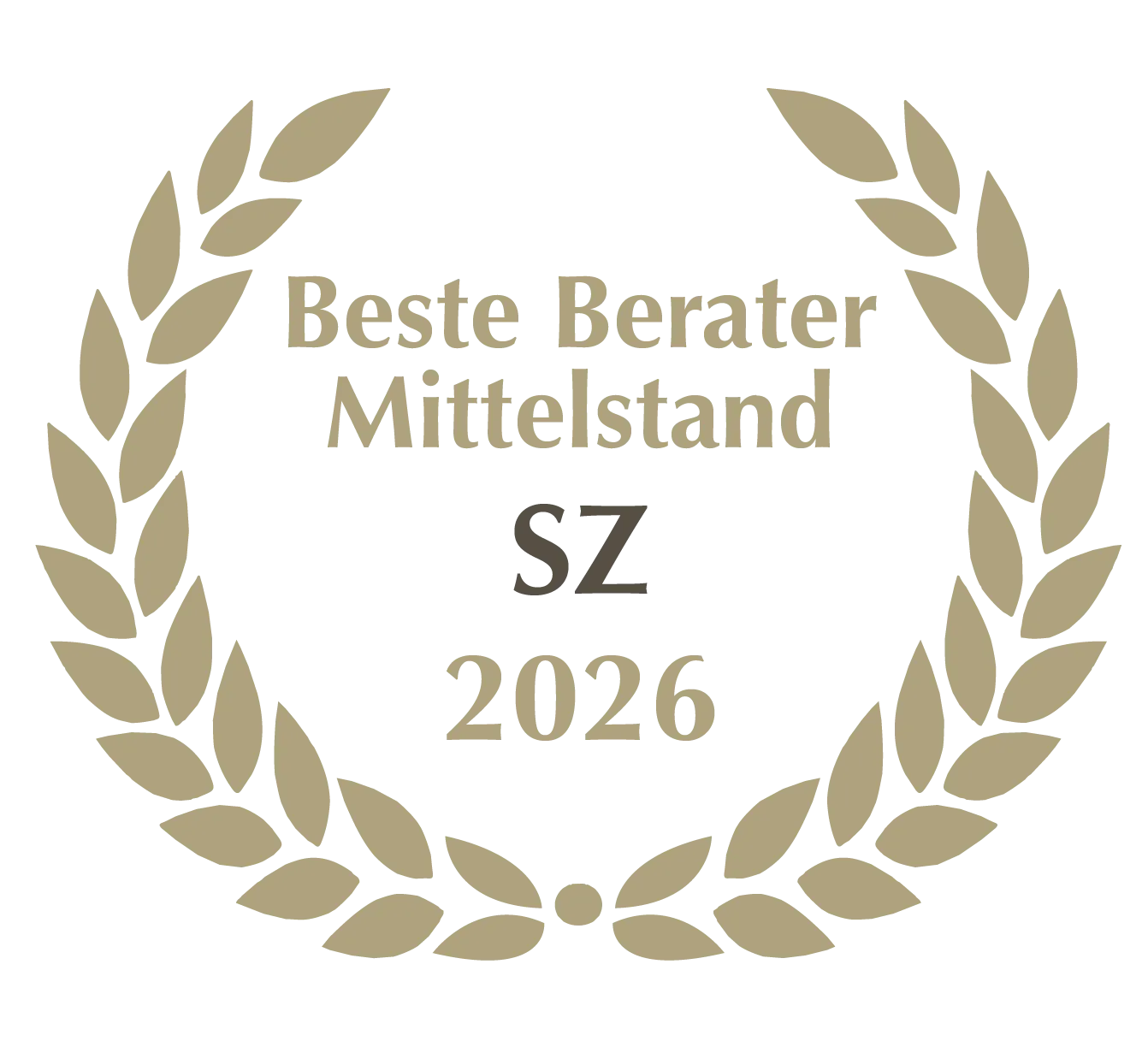 Beste Berater Mittelstand 2026 – Auszeichnung des SZ Instituts
