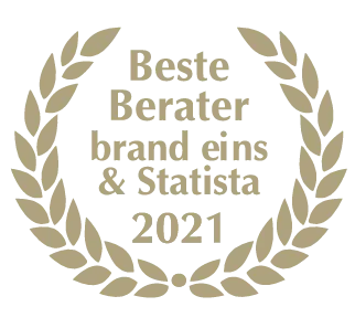 Roll & Pastuch ist als 'Beste Berater 2021' von brand eins & Statista ausgezeichnet.