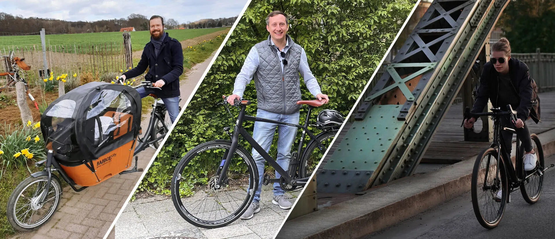 Das Roll & Pastuch Team ist gerne mit dem Fahrrad unterwegs