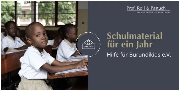 Blog Roll & Pastuch mit Schulmaterial Spende für Burundikids