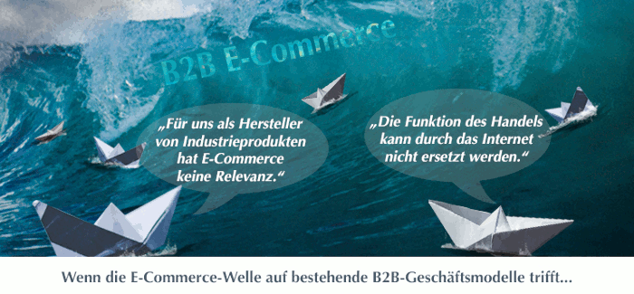 Welle des eCommerce trifft auf bestehende b2b Modelle