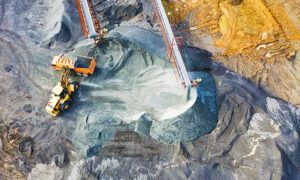 Kies und Sand in der Bauindustrie