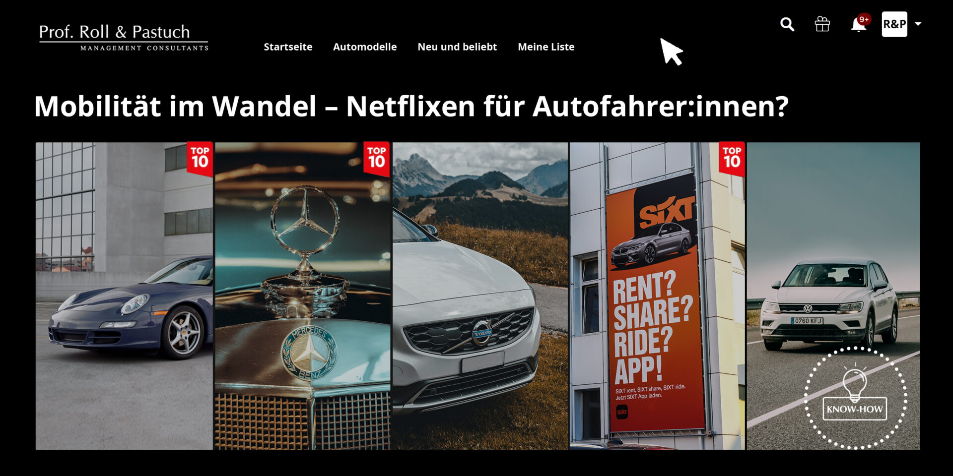 Roll und Pastuch zu Netflix fuer Autofahrer