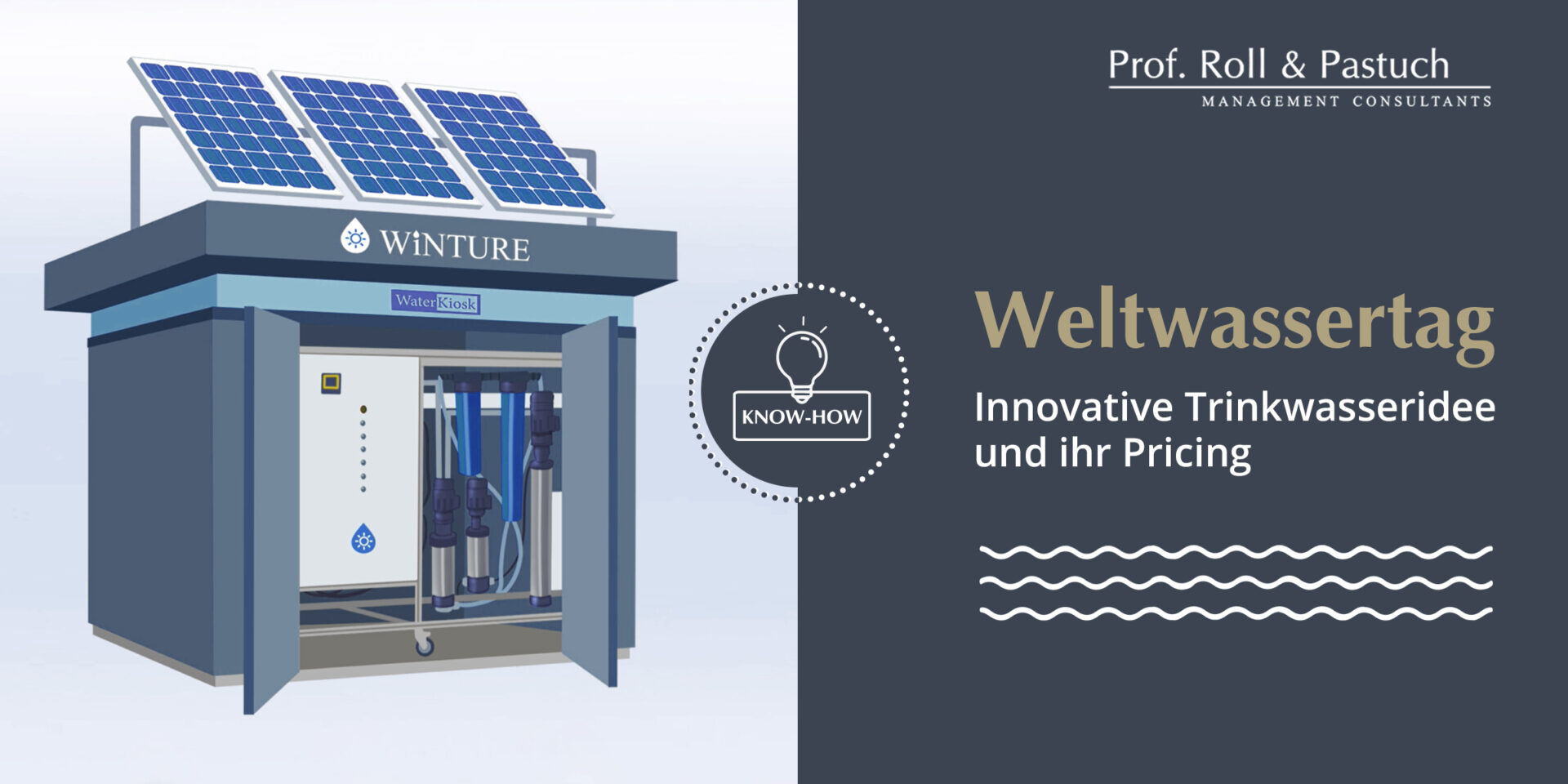 Roll und Pastuch zeigt Pricing Innovation zum Weltwassertag