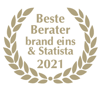 Roll & Pastuch ist als 'Beste Berater 2021' von brand eins & Statista ausgezeichnet.