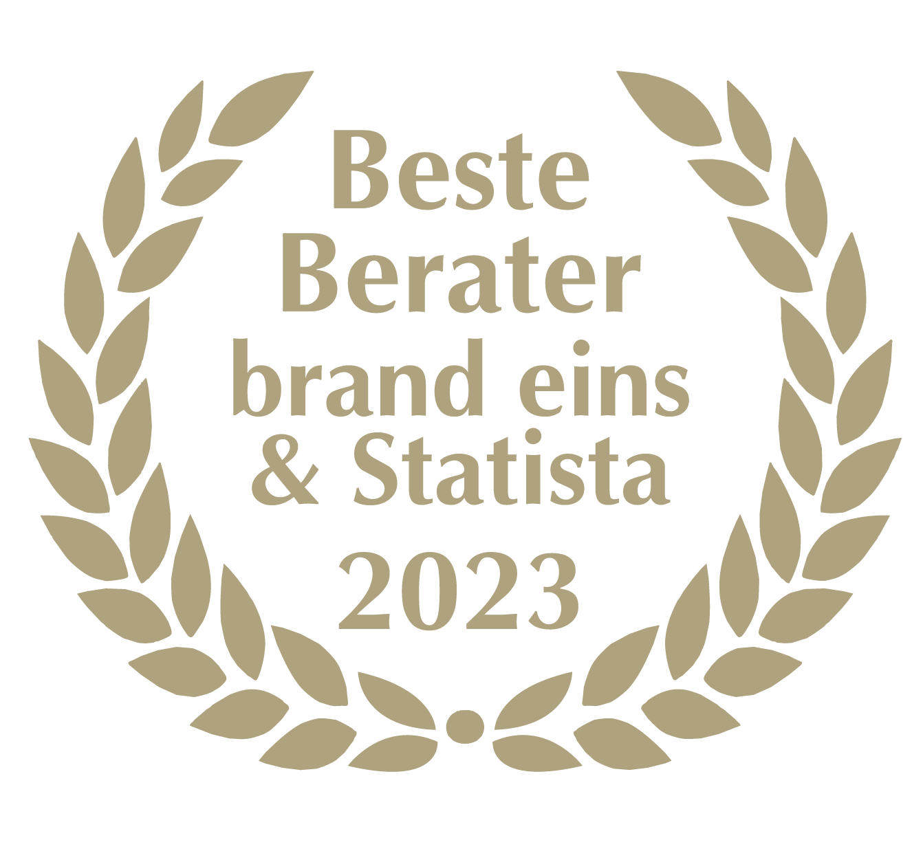 Auszeichung von brand eins & Statista: Prof. Roll & Pastuch "Beste Berater" 2023