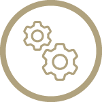 Icon mit einem Werkzeugsymbol